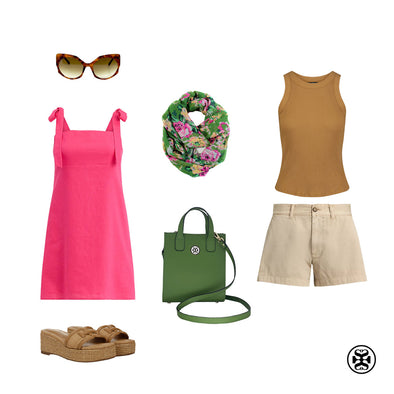 Pink and Green Is a Thing — and Totally Chic with Khaki
