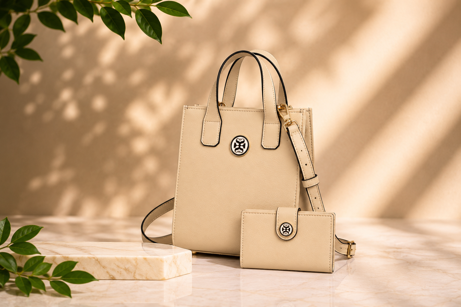 BEIGE GIA MINI TOTE