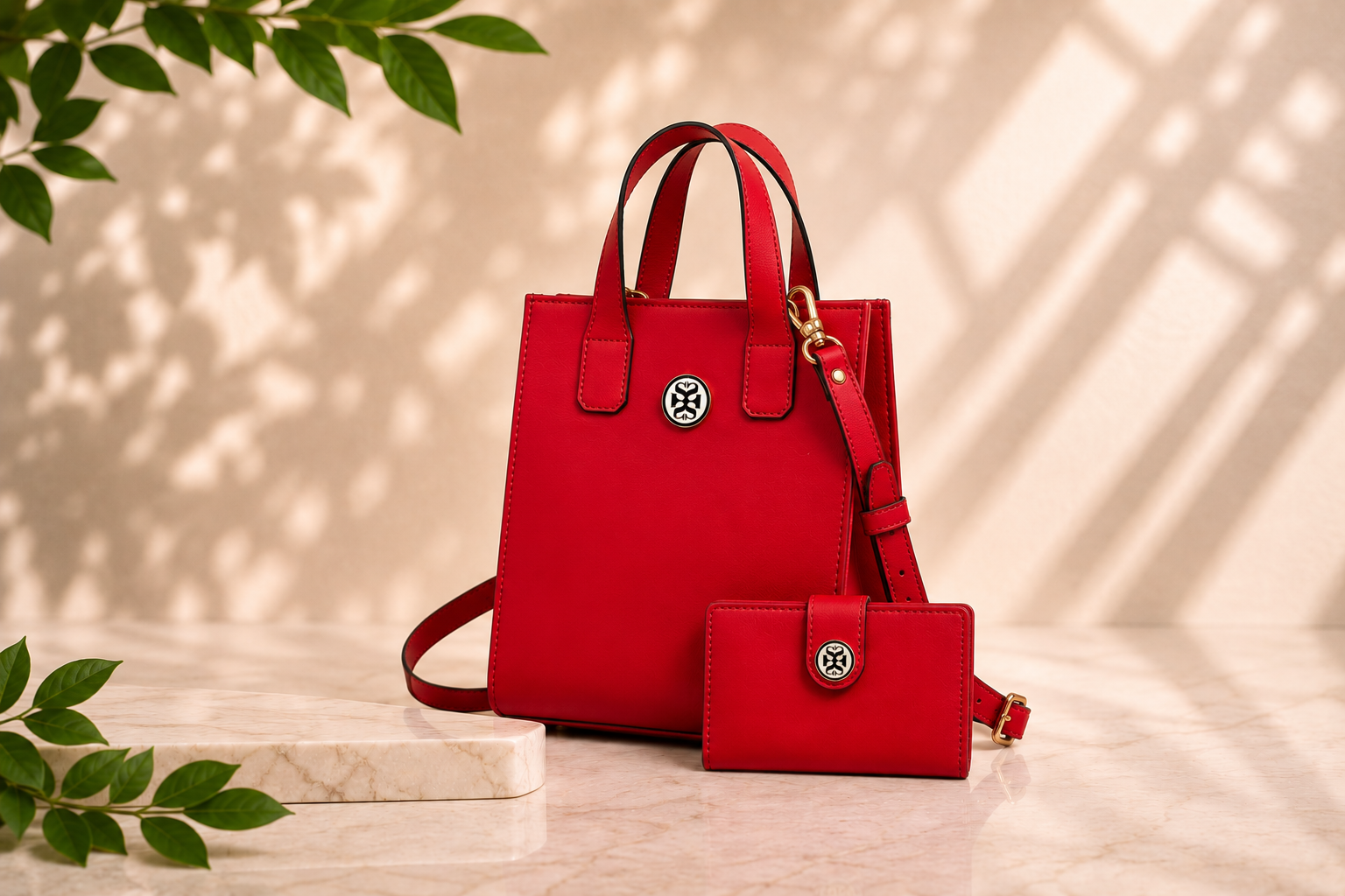 FERRARI RED GIA MINI TOTE