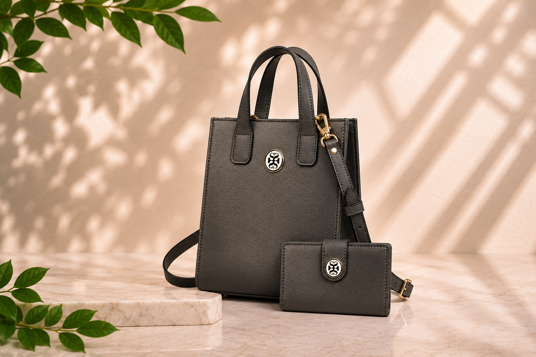 GUNMETAL GIA MINI TOTE