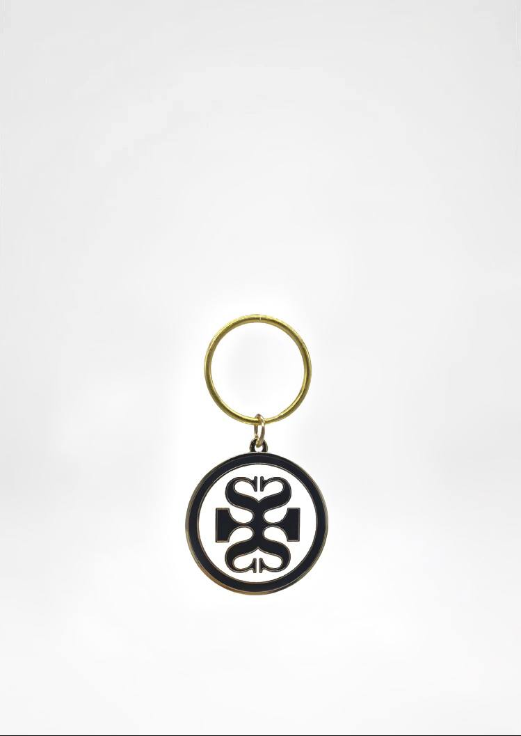 Two Sided Enamel Key Ring