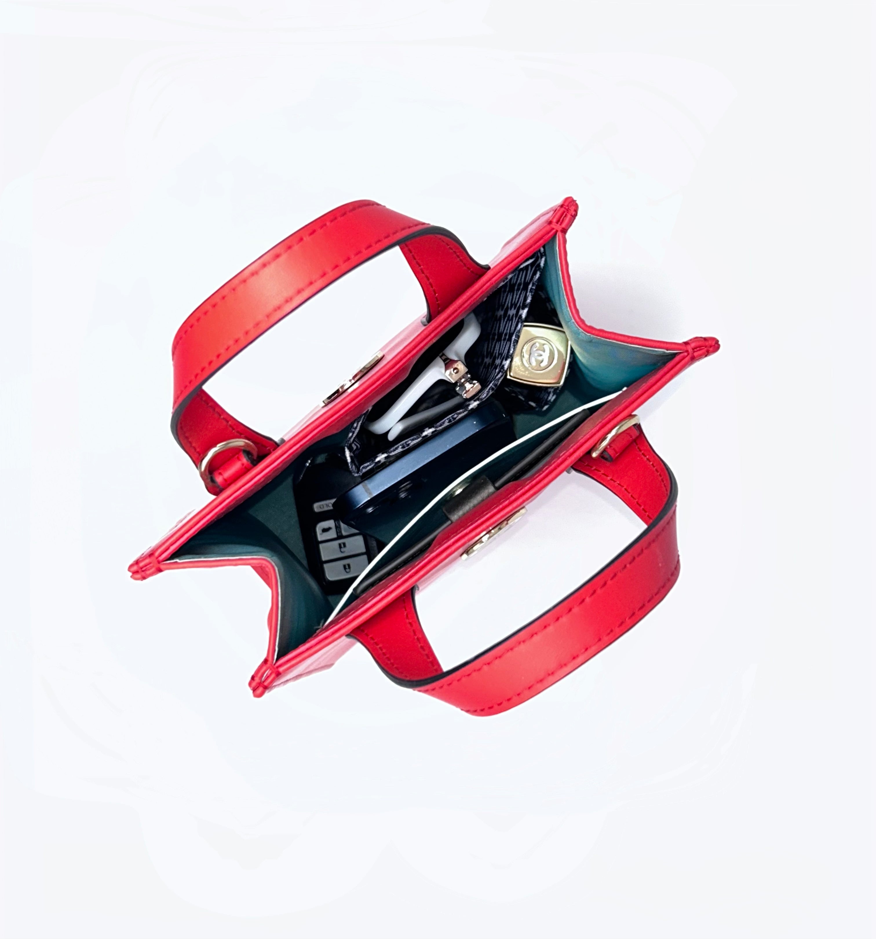 FERRARI RED GIA MINI TOTE