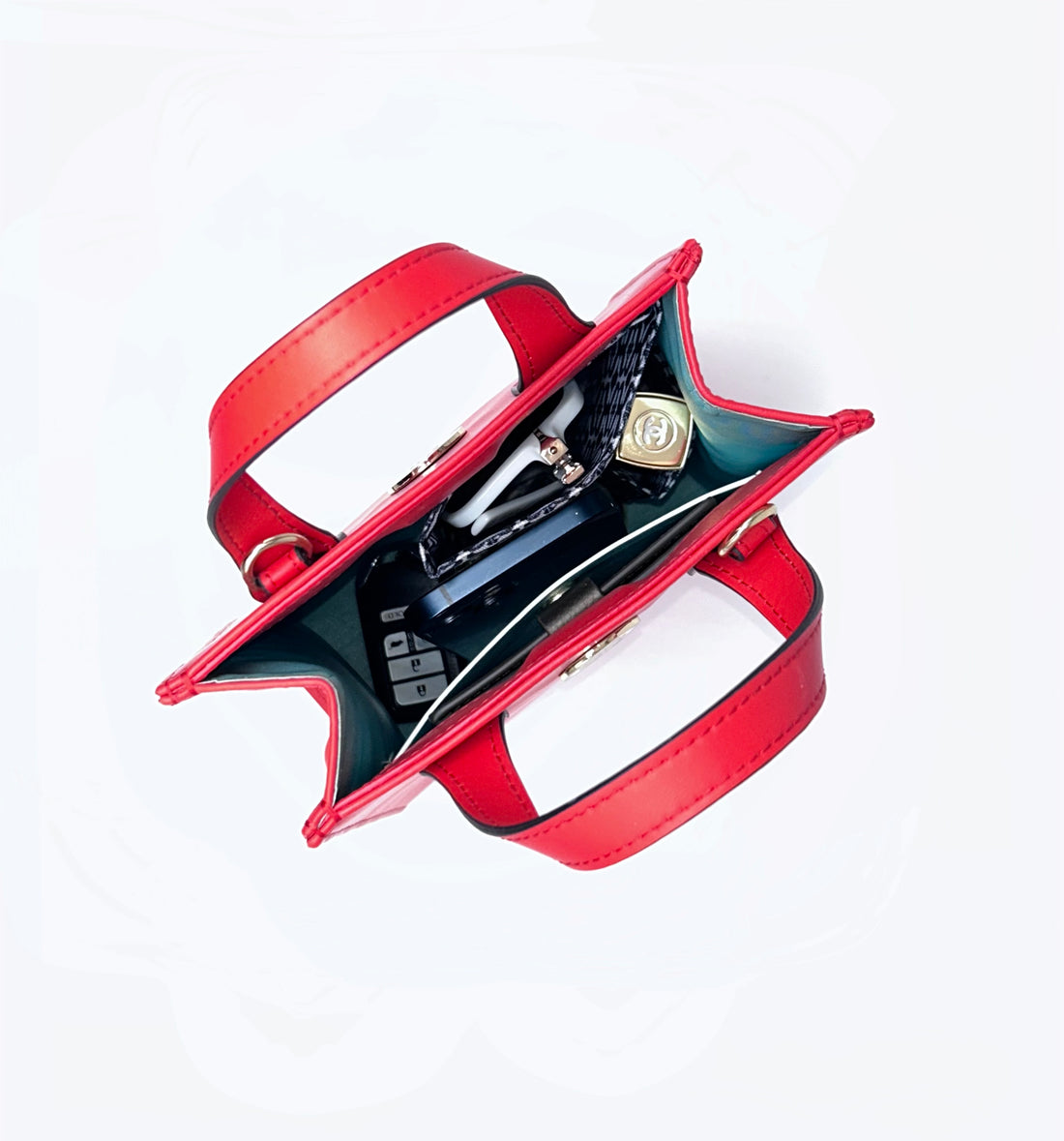 FERRARI RED GIA MINI TOTE