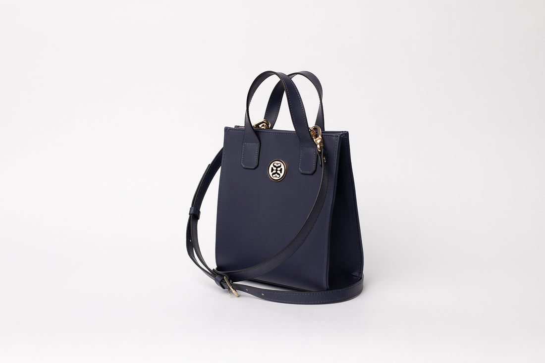 NAVY GIA MINI TOTE