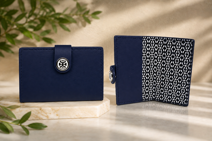 Navy Gia Mini Wallet