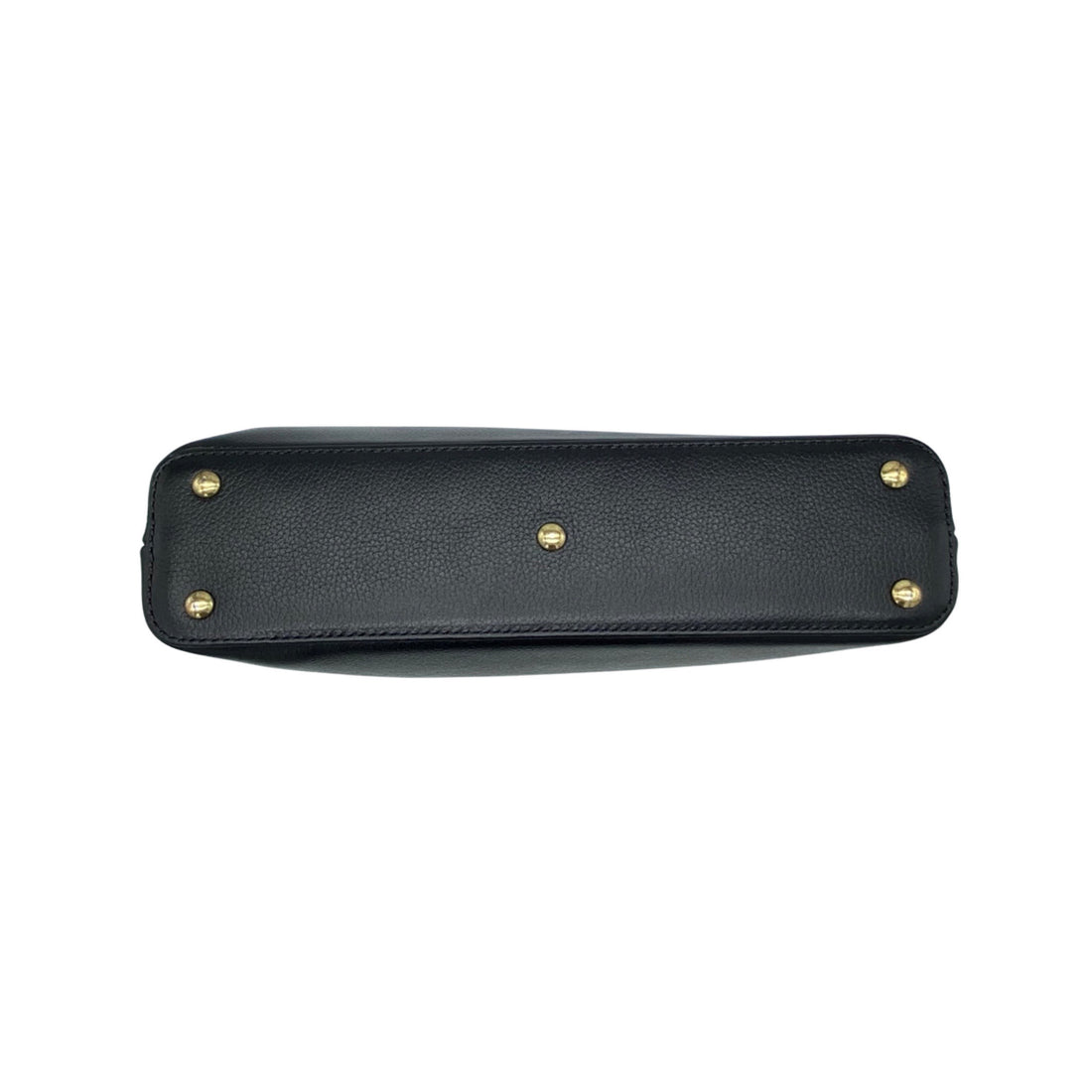 THE SOPHIA LEATHER HANDBAG [Black] with Shoulder and Crossbody Strap