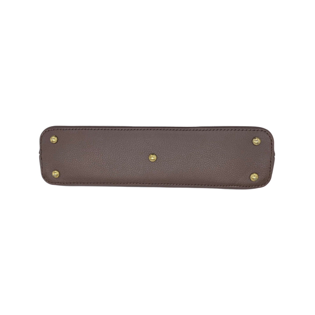THE SOPHIA LEATHER HANDBAG [Chocolate] with Shoulder and Crossbody Strap